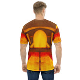 Close-up of SurArt 97 Men's T-shirt fabric detail.